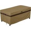 Classic Accessories Hickory Heavy-Duty Patio Rectangular Ottoman/Table Patio Furniture Storage Cover