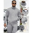 thumbnail image 4 of COOFANDY Mens Jogger Sets Casual Full Zip Jogging Sweat Suit Workout Sports Set Sportswear Gym Track Suit, 4 of 6