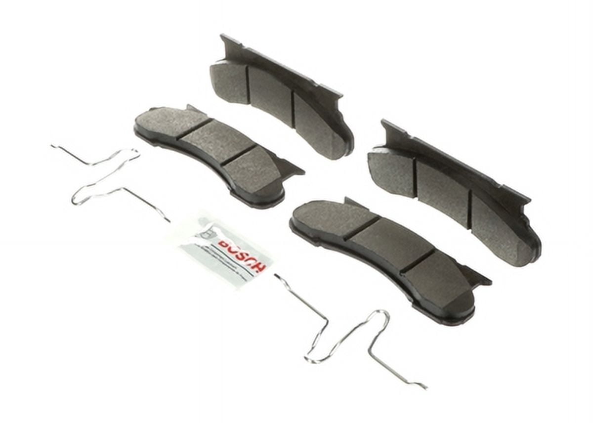 Bosch BE120H Bosch Blue Semi-Metallic Brake Pads with Hardware