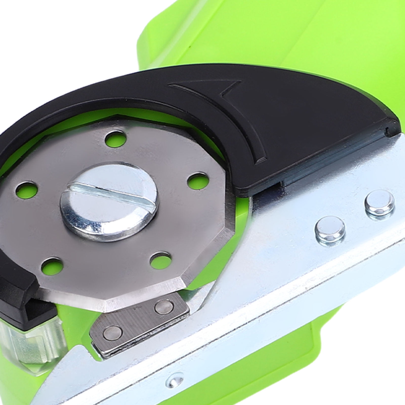 BIMZUC Electric Scissors 4V Rechargeable Li-ion Battery Powered High Efficiency Cordless Electric Fabric Scissors Cutter for Leather, Fabric, and Cardboard - Green (8.66 in / 22 cm)