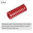 thumbnail image 3 of Uxcell Die Spring, 2 Pack 25mm OD 60mm Long Spiral Stamping Medium Load Compression Die Springs, Red, 3 of 6