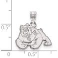 thumbnail image 2 of 10K White Gold 10Kw Logoart California State University Fresno Small Pendant (18 X 17) Made In United States 1w001csf, 2 of 5