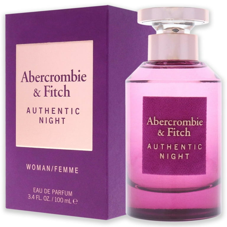Abercrombie and Fitch Authentic Night for Women - 3.4 oz EDP Spray