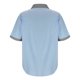 thumbnail image 3 of Mens Manga Corta Botón Abajo Camisas Bolsillo de Cuello Turndown de Negocios, Moda Algodón/Blusa de Mezcla de Lino, 3 of 8