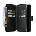 thumbnail image 3 of Dteck Case Compatible with iPhone 14 Pro,Magnetic Leather Wallet Case with 9 Card Slots Stand RFID Blocking Premium Zipper Protective Flip Leather Phone Cover with Wrist Strap,Black, 3 of 6