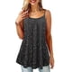 thumbnail image 2 of Qarigey Camiseta sin mangas con tirantes de verano con estampado suelto para mujer Camisetas sin mangas Negro XXL, 2 of 4