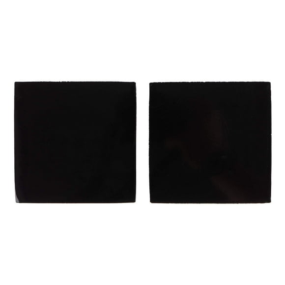 Sorbothane Tapis Carré d'Isolation par Vibration, 4"x4", Lot de 2 (30 Duro, 0.50 Pouces d'Épaisseur)