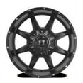 thumbnail image 2 of 20X12 10-139.7/150 Off Road FT-2 Satin Black Wheel -44/110.1, 2 of 2