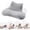 White, variant on KAIPARA Reading Pillow for Lying, Bed Wedge Pillow, Contour Memory Foam Pillow, Ergonomic Cervical Pillow for Neck and Shoulder Pain Relief,