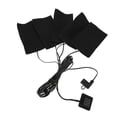 thumbnail image 2 of Calentador de tela USB, ropa eléctrica USB Cinco calentador de tela eléctrico USB Elemento calefactor Diseño revolucionario, 2 of 8