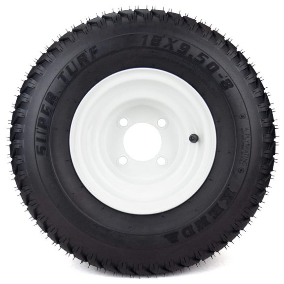 (1) Super Turf Tire Assembly 18x9.50-8 Toro TimeCutter eXmark Quest 110-6883