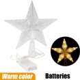 thumbnail image 3 of Adornos para árbol de Navidad, luz de estrella brillante, adorno para árbol de Navidad, lámpara de noche de hadas LED, decoración para fiesta en casa, Año Nuevo, bricolaje, 3 of 5
