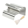thumbnail image 4 of Paleta para bordillos de paisajismo, herramienta para bordillos de jardín, albañil, multiusos, de acero inoxidable Onda de plata, 4 of 8