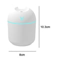 thumbnail image 2 of Portable Mini Humidifier, Small Cool Mist Humidifier, USB Personal Desktop Humidifier, 2 of 5