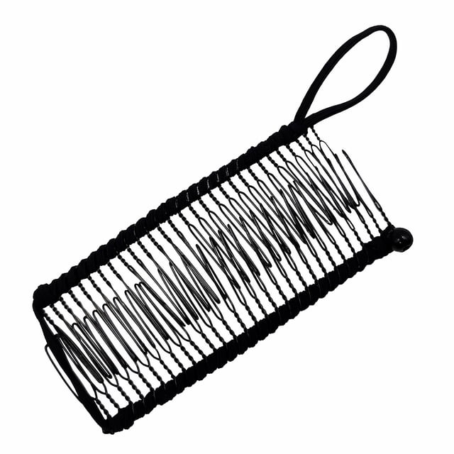 Outil Peigne Pince Banane Extensible Pince à Cheveux Banane Porte-Queue de Cheval