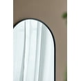 thumbnail image 2 of A&B Home Arched Wall Mount Mirror with Black Metal Frame 24" x 36", 2 of 8