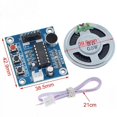 thumbnail image 2 of 1pcs ISD1820 Audio Voice Recording Module with Mic and Speaker, 38mm*42.5mm, 2 of 4