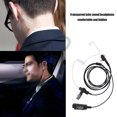 thumbnail image 4 of Tube  Earphone Sensitive Durable 1-pin Spiral Plug Convenient To Use Air Tube Headset Easy To Operate Black Mth650 For Mth600, 4 of 8