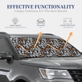 thumbnail image 4 of Daiia Colorful Screws 2PCS Car Windshield Sun Shade, Foldable Sun Shield for Car Front Window, Auto Sun Blocker Visor Protector Universal for Truck SUV Pickup-Medium, 4 of 7