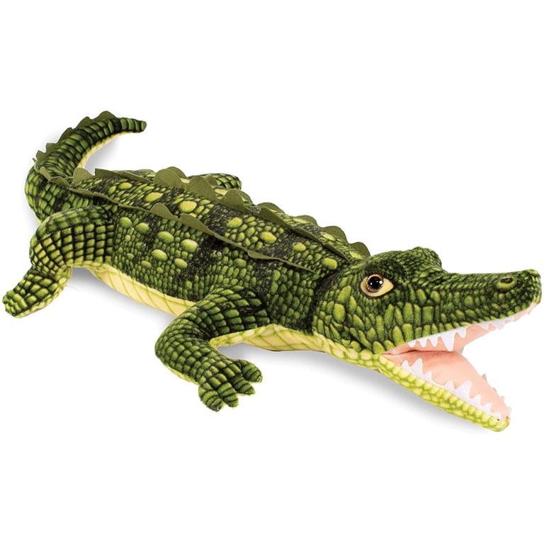 Real Planet Open Mouth Crocodile Green 51.25 Inch Realistic Soft