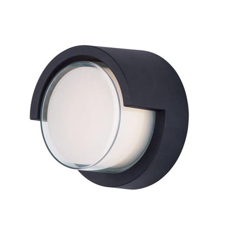 

7 in. Eyebrow LED One-Light Outdoor Wall Mount Black
