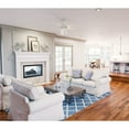 thumbnail image 6 of Hunter - Hardwick Indoor Ceiling Fan With Light, Remote, 44-inch, Fresh White, Casual-style, 4-speed WhisperWind Motor, 51331, for Living Rooms, Bedrooms, 6 of 13