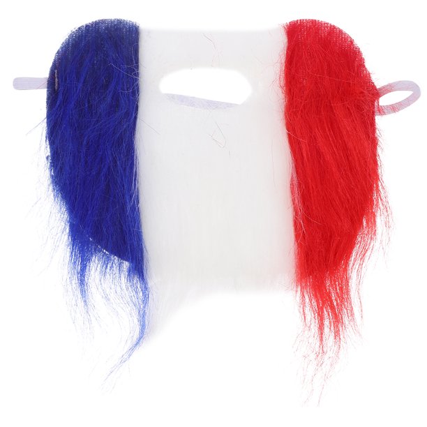 KAKOWELY Accesorio para disfraz navideño de barba postiza, accesorio para cosplay de barba postiza para competición deportiva