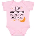 thumbnail image 3 of Inktastic I Love My Godfather to the Moon and Back Boys or Girls Baby Bodysuit, 3 of 5