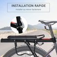 thumbnail image 5 of Bike Rear Rack - Universal Bike Rack - Adjustable Bike Storage - Black, 5 of 5