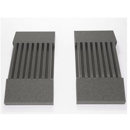 - 2 Pack - Decorative Acoustic Panels Studio Soundproofing Foam Wedges Wall Panels provide Baffle Kit 3