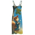 thumbnail image 5 of Funny Squirrel Fine Art Sleeveless Dress Summer Dress Woman 2025, 5 of 7