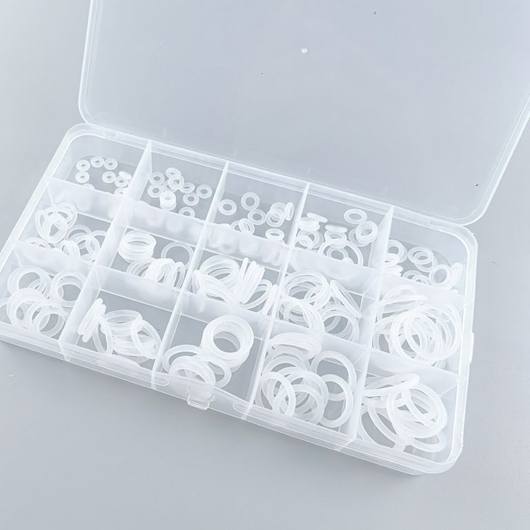 Silicone Rubber O Ring Assortment Kit With Plastic Box