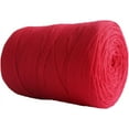 thumbnail image 1 of Zhuge 250 g 8,1 oz Hilos de colores sólidos de lujo para hacer tú mismo bolsos, alfombras, cojines, tela de algodón, hilo para tejer a crochet, rojo, 1 of 5