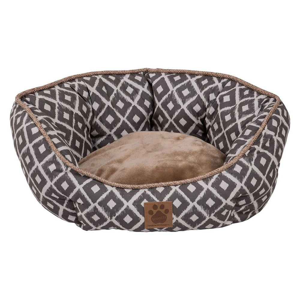 Precision IKAT Clamshell Pet Bed Gray