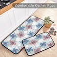 thumbnail image 5 of SKYSONIC Unique Pinwheels USA Flag Kitchen Rugs and Mats 2 Pcs, Independence Day Non-Slip Floor Runner Mat for Living Room Bedroom Dorm Hallyway Home Decor 19.7"x27.6"+19.7"x47.2", 5 of 7