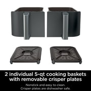 Ninja Foodi 6-in-1 10-qt. XL 2-Basket Air Fryer with DualZone Technology, DZ401