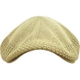 thumbnail image 4 of Classic Mesh Ivy Newsboy Ivy Cap Hat Crochet Driving Golf Ventair Cabbie, 4 of 5