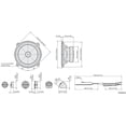 thumbnail image 3 of Altavoces para coche Pioneer TS-A1301C, componente de 2 vías, 5,25 pulgadas, 3 of 4