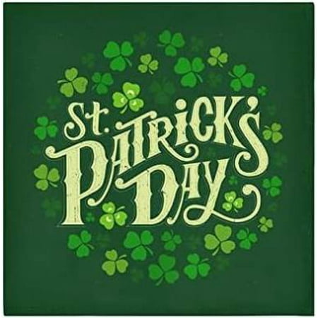 

Hyjoy St Patrick s Day Clover Cloth Napkins 6 Pack Oversized Washable Reusable Polyester Dinner Table Napkins for Family Restaurant Party Decor 20 x 20 Inch
