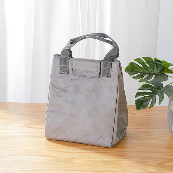 Water Proofing Aluminum Foil Insulated Lunch Box Bag, Handbag, Student Office Worker Lunch Box Bag