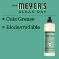thumbnail image 3 of Mrs. Meyers Liquid Dish Soap, Biodegradable Formula, Basil, 16 Fl. Oz - Pack Of 3, 3 of 9