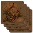 thumbnail image 1 of Pheasant in Nature Low Profile Novelty Cork Coaster Set, 1 of 4