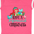 thumbnail image 4 of Inktastic Have a Mermaid Christmas with Crab and Seashell Boys or Girls Baby Bodysuit, 4 of 5