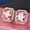 #1, variant on Gorgeous 925 Silver Drop Earrings for Women Pink Cubic Jewelry A Pair/set-Pink Sapphire