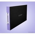 thumbnail image 6 of Home Redefined 17..5”x12” Rectangle Shagreen Faux Leather Decorative Serving Tray with Stainless Steel Metal Handles, Purple Lavender, 6 of 7