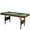 Green/Brown, variant on Miniyam 5.5ft Folding Pool Table, Portable Billiards Game Table with Accessories for Families, Sky Blue