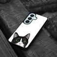 thumbnail image 4 of WIRESTER Shockproof Soft Rubber Cover Case for Samsung Galaxy S26 6.3" 2026, Animal Black White Tuxedo Cat, 4 of 5