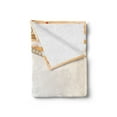 thumbnail image 2 of Beach Soft Flannel Fleece Throw Blanket, Sand Seashells Starfish and Ropes Marine Inspirations Abstract Coast, Cozy Plush for Indoor and Outdoor Use, 50" x 70", Pale Orange Vermilion, by Ambesonne, 2 of 5