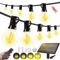 thumbnail image 1 of Luces solares FUANXIEI G40 de 30 m, resistentes al agua, 100 pies, con control remoto, 1 of 9