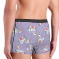 thumbnail image 6 of Cauagu Swan With Stars Print Boxer Briefs for Men,Comfortable Breathable Men's Underwear Moisture Wicking Underpants -XX-Large, 6 of 8